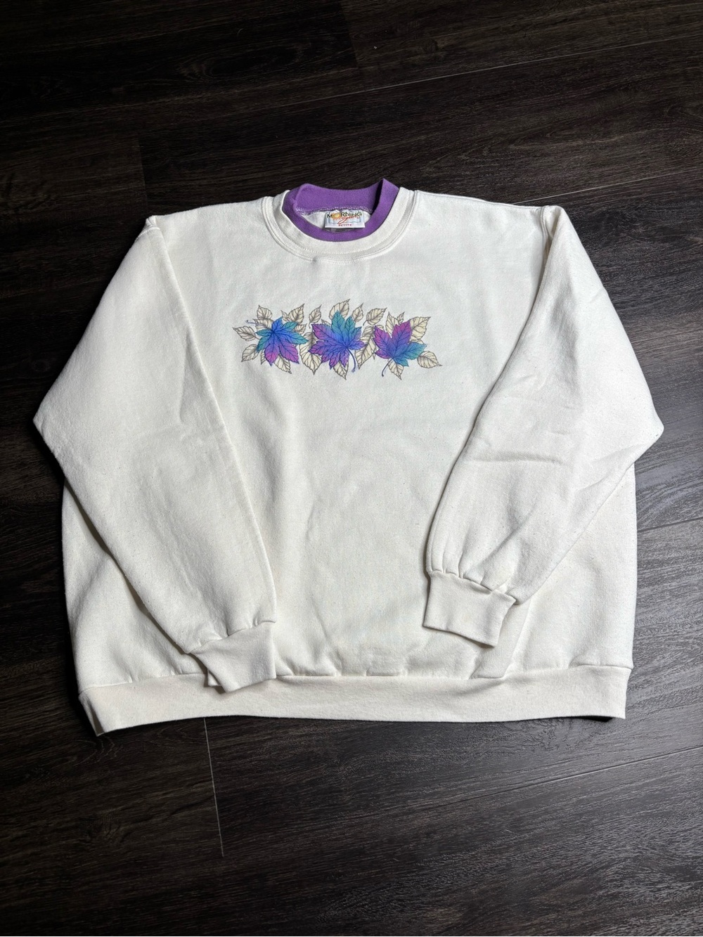 Vintage Y2K Morning Sun Grandma Flower Crewneck Size L